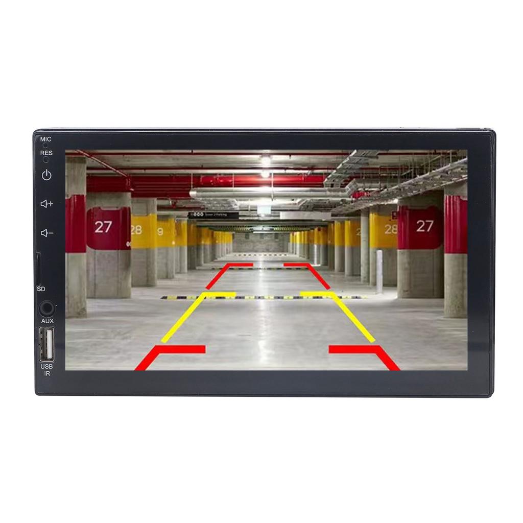 Çift Din Araç Stereo MP5 Çalar Bluetooth Multimedya FM Radyo Alıcısı 7 inç HD Dokunmatik Ekran AUX Girişi USB2.0 DSP Çipi
