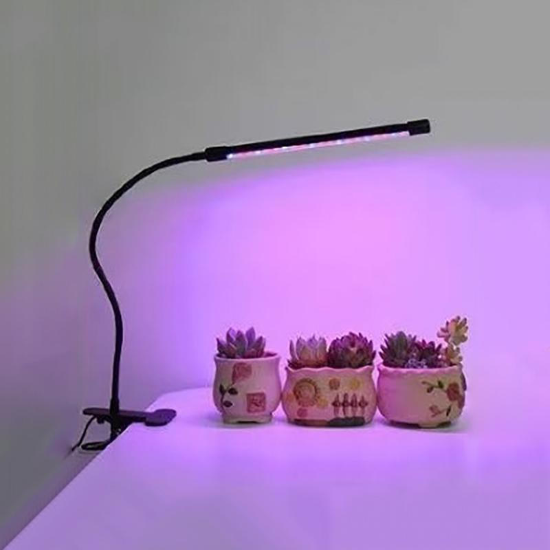 USB LED Plant Lamp Full Spectrum 3 Timer Setting 24W for Home Office Indoor Garden Desk Flowering Plants