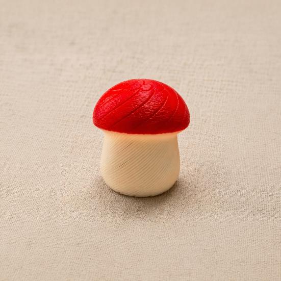3D Printed Twisting Mushroom Toy, Stress Relief Slippery Mushroom Fidget Toy, Articulated Spiral Rotating Mushroom Toy