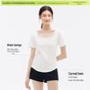 Cotton Aesthetics: Women's Slim Fit Square Neck Short Sleeve Top