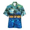 2025 Nytt trykk skjorte Tiki skjorte Menn Hawaiisk skjorte Menn Retro Menn Pluss størrelse skjorte Casual Kort ermet Strandbluse Mannlige Topper