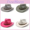 Traditional Style Wool Felt Hat With Wide Brim And Embroidered Patterns For Outdoor Travel