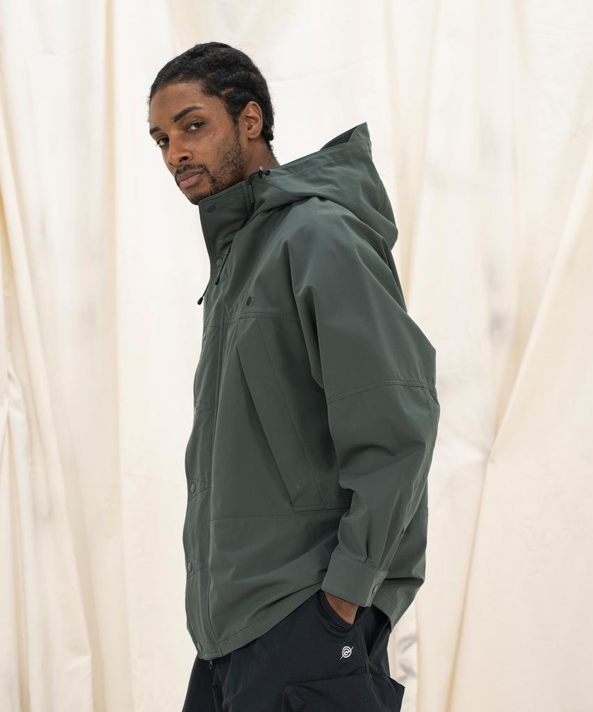 Kalapatthar 3 Layer Hard Shell Long-Jacket - Khaki