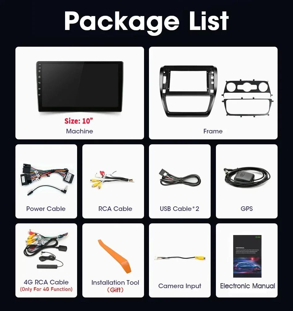 Android Pentru Volkswagen Jetta 6 2011-2018 Radio Auto Stereo Unitate Principală Wireless Carplay Multimedia Navigație GPS 2 Din Ecran