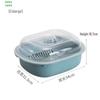 HUIHUADU Double-Layer Egg Drain Basket with Lid