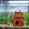 Sheep Roll Horn Shape Reptile Hidden Cave 3D Printed Aquarium Landscaping  Chews