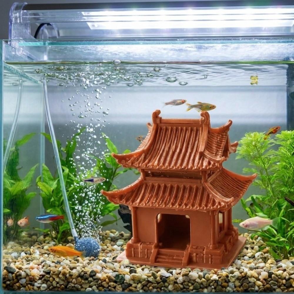 Sheep Roll Horn Shape Reptile Hidden Cave 3D Printed Aquarium Landscaping Chews