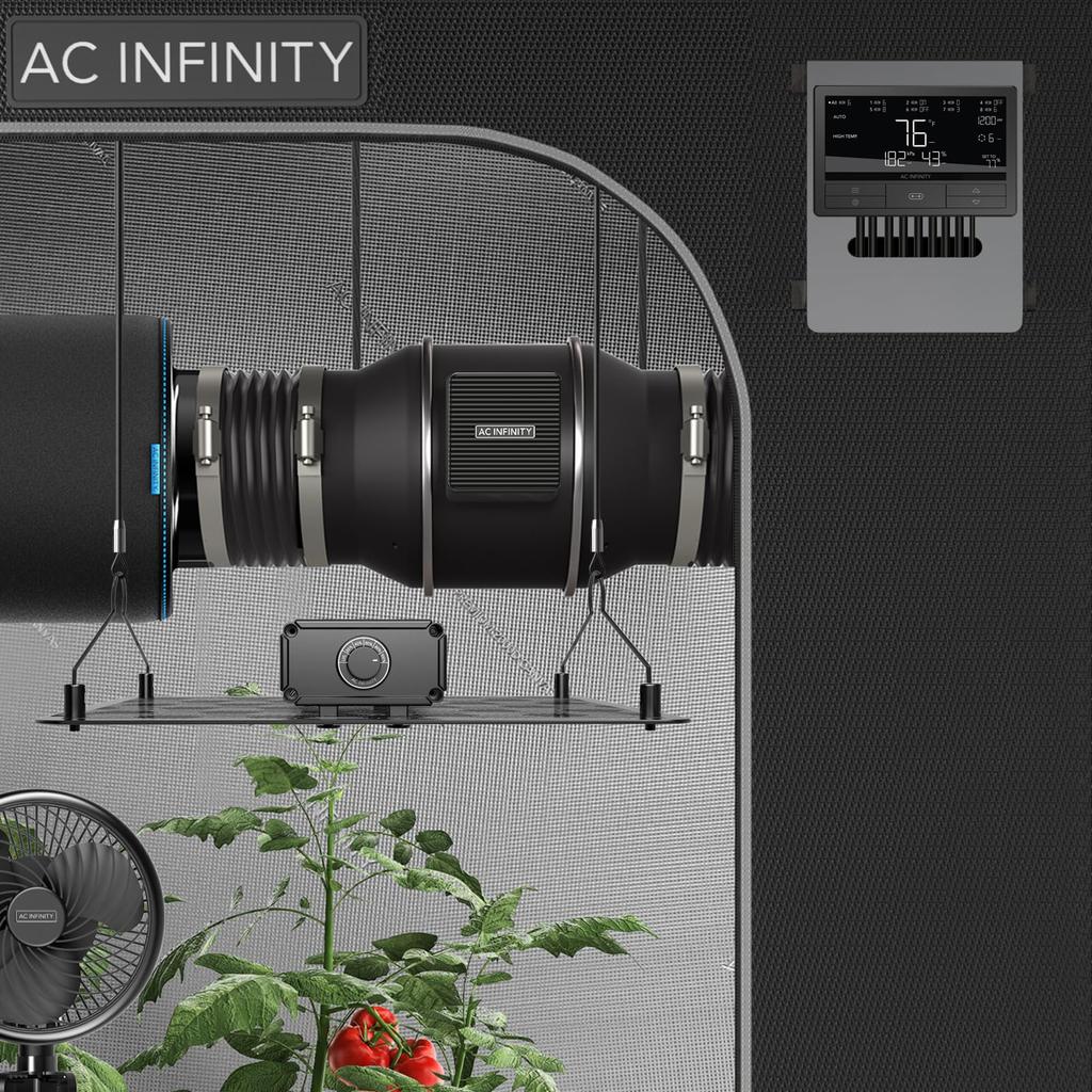 AC Infinity Controller 69 Smart Environment Controller 8 Ports mit Zeitplansteuerung für Growzelt Kühlung Belüftung Beleuchtung 8 PRO+, Temperatur,