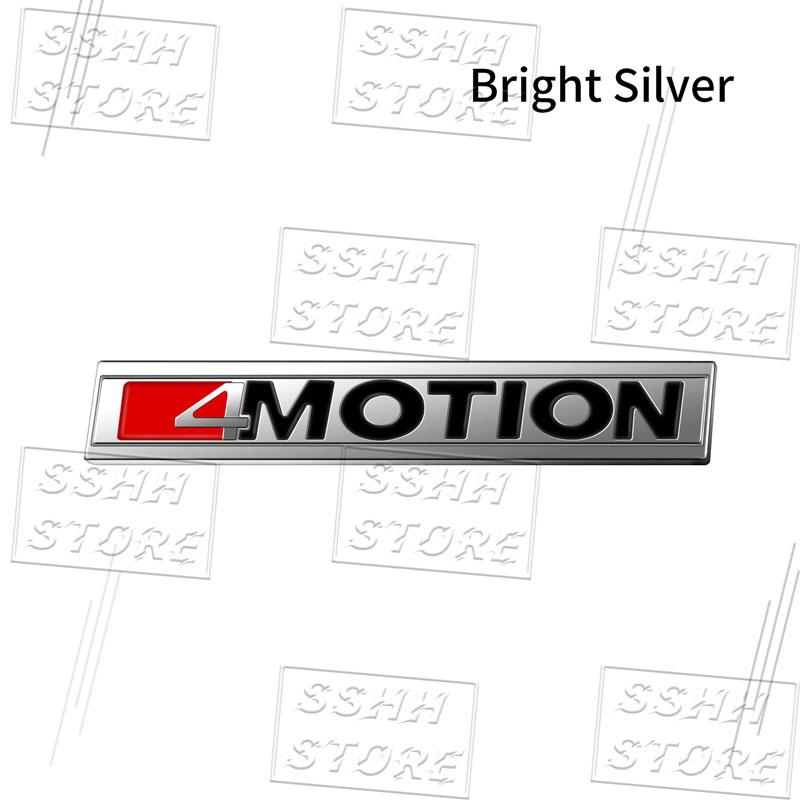 AABIN1 3D Metal 4Motion Car Front Grill Trunk Emblem Badge Sticker For Volkswagen VW Golf 5 MK4 MK6 MK7 Fiesta Focus 2 3 Decor