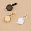 Copper Earring Setting Earrings Blank Base Jewelry Replacement Making Finding for Homemade Professional