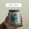 Ru kiln twisted branch lotus hand grab pot cover bowl teacup single high-end retro blue and white tea with lid ceramic kung fu tea set