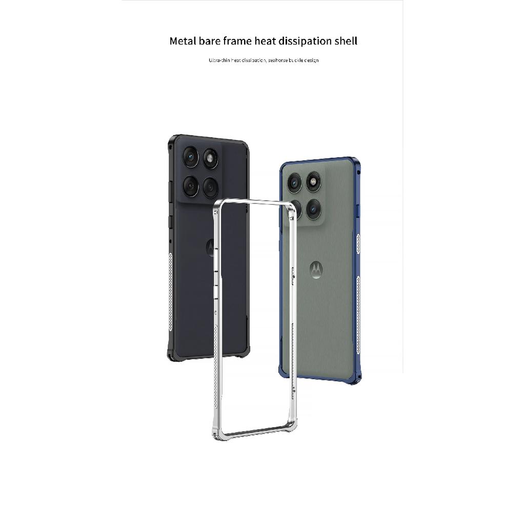 Detachable Metal Protect Ultra-Thin Case For Motorola Edge 70 60 Fusion Metal Frame Shockproof Cover Bumper For MOTO X70 Air