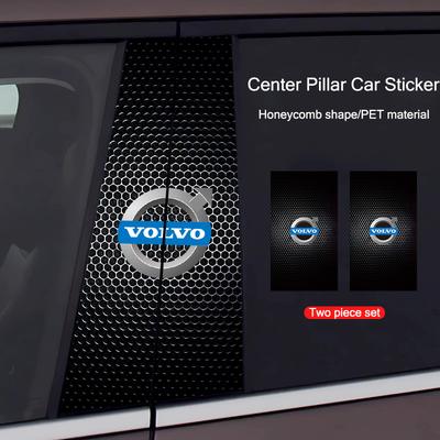Autocollant de Voiture Pilier B Colonne Centrale Cache Décoratif Décalcomanie Protectrice Accessoire Pour XC60 XC90 V40 V60 S60 V50 V90 S80 C40