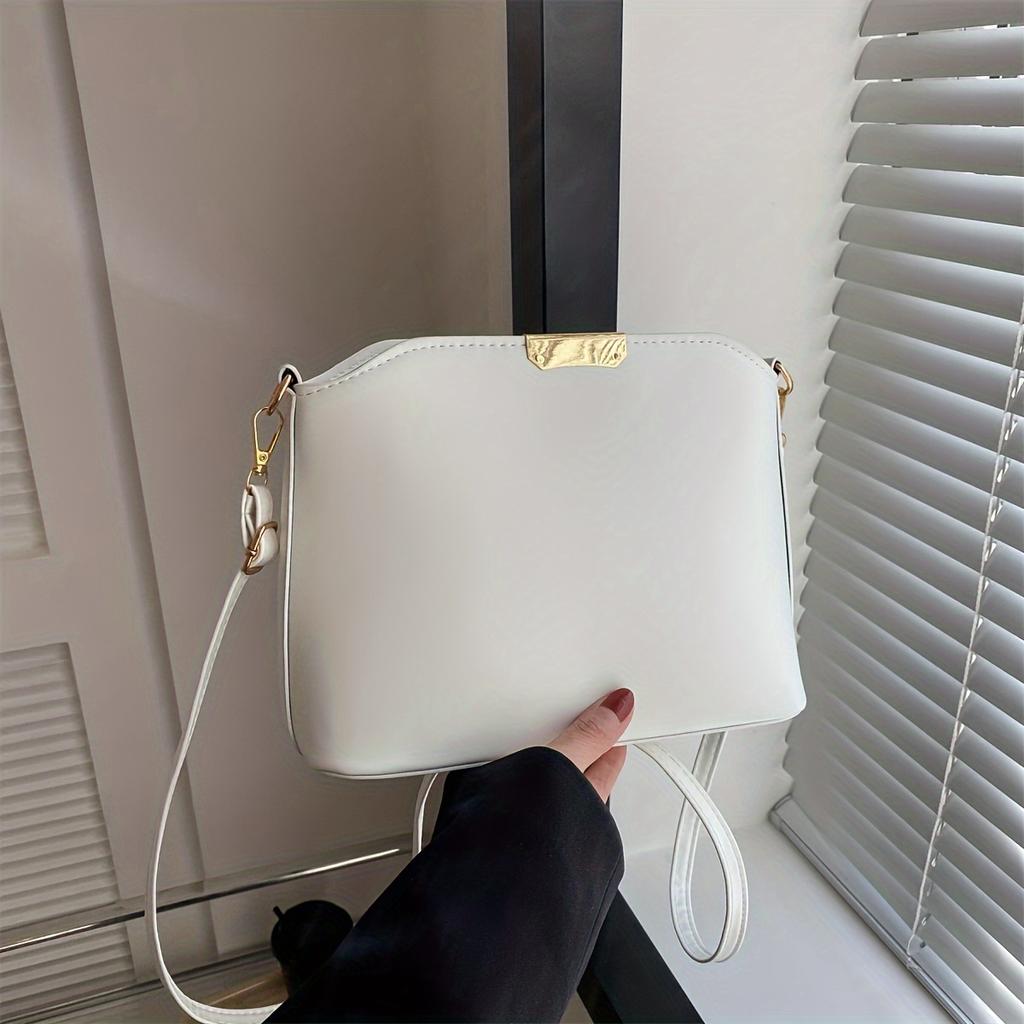 Simple women's shoulder messenger bag shell square bag