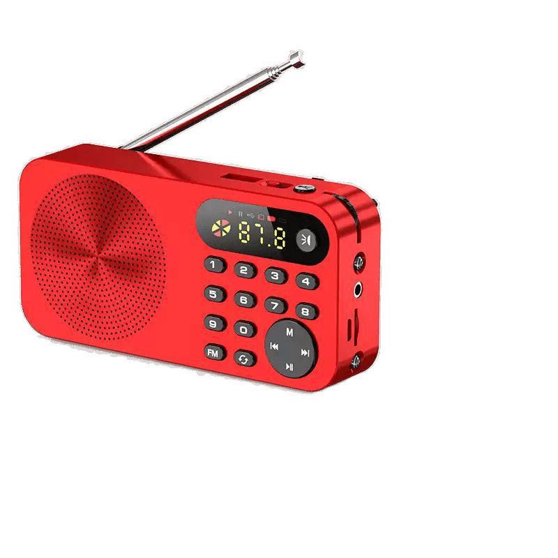 Keling F5 Radio: Portable, Rechargeable Music Player & Storytelling Machine for Seniors - Includes Semiconductor Broadcast, Supports CET-4/6.