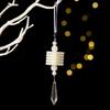 3pcs PVC Christmas Pearl Ice Cone Pendants DIY Xmas Tree Hanging Ornament  Winter Party Home Decor