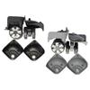 2er-Pack Ersatzräder für Gepäckwagen Koffer Spinner Räder Outdoor Lenkrolle