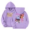 Child Fashion Lightweight Long Sleeve Pullover With Pockets  Print Hoodie