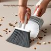Broom And Dustpan Set, Soft Bristle Brush for Car Dust Removal, Dust Brush for Air Conditioning Vents, Small Brush for Cleaning Keyboard Gaps