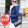Winter Women Jacket Hooded Zip-up Long Sleeves Thick Plush Lined Solid Color Cardigan Keep Warm Commuting School Coat