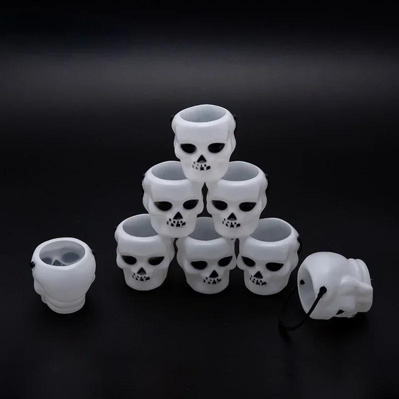 10pcs Candy Bucket Witchs Cauldron Trick or Treat Halloween Party Favor Candy Holder for Children