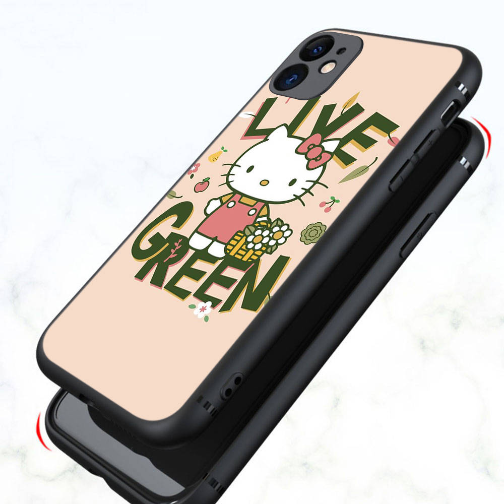 KT62 Cute Hello Kitty Case for Samsung A04 A14 A23 A34 A54 M23 M33 M52 M53 Realme 10 9 C30S C35 C55 VIVO Y02S Y21 Y33S Y51 X80 Pro Clear Cover