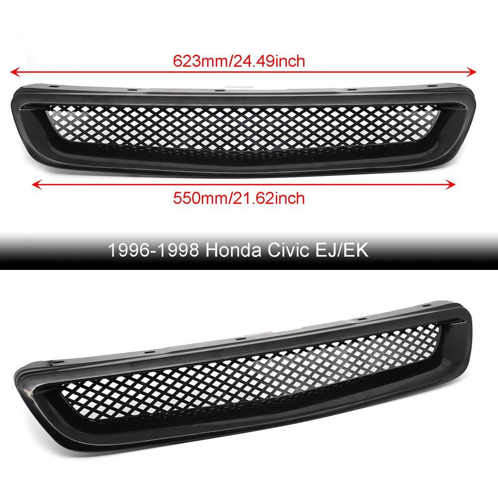 Honda Civic 1996-98 ABS Carbon Fiber Grille Modification