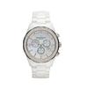 Armani Weiße Keramik Chronograph Uhr AR1456 Emporio Herren
