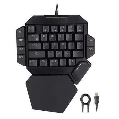 One Handed Keyboard 35 Keys Accurate Sensitive Control 6 Programmable Keys Ergonomic Design Half