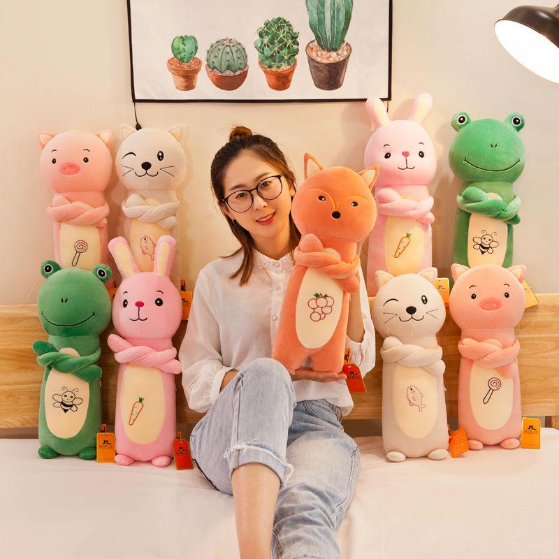 Plush Doll Animal Pillow For Sleeping Giving Girl A Birthday Gift Cute Doll