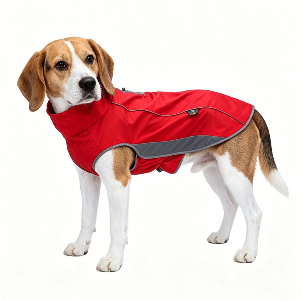High Collar Big Dog Coat Jacket for Medium Large Dogs Winter Pet Clothes Labrador Shepherd Bulldog Raincoats mascotas Clothing