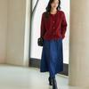 VICTORIA&VERA Damen Grobstrick Cardigan