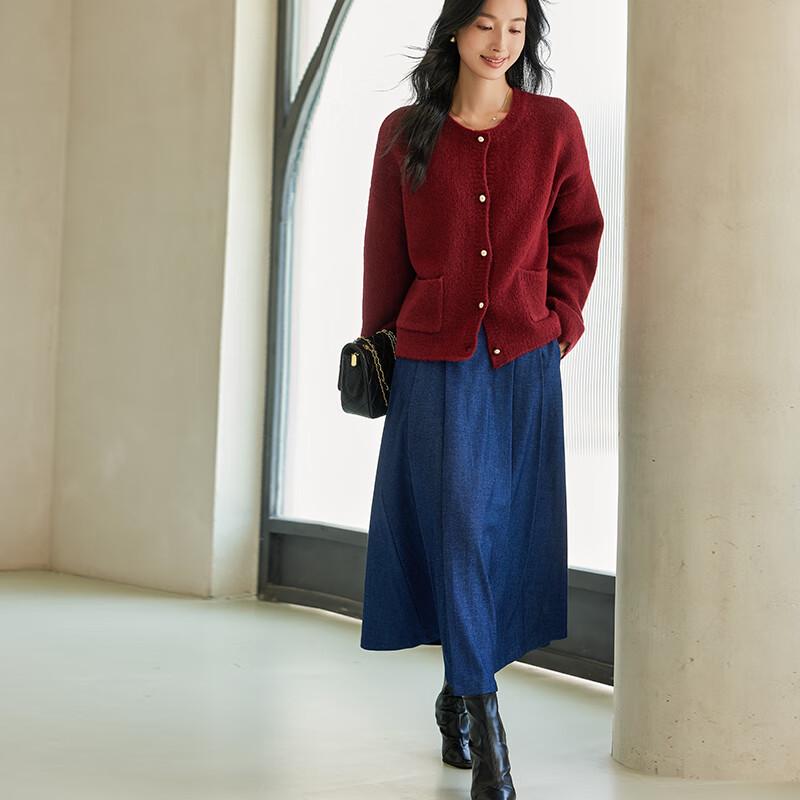 VICTORIA&VERA Damen Grobstrick Cardigan