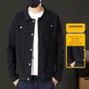 Men's Slim Fit Elastic Denim Jacket for Spring & Autumn - Casual Couple's Top