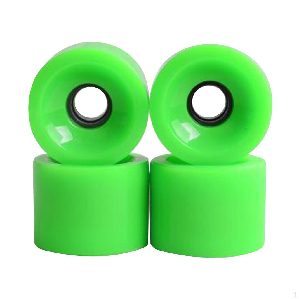 Conjunto de Rodas de Skate - Pacote com 4 para Manutenção de Longboard
