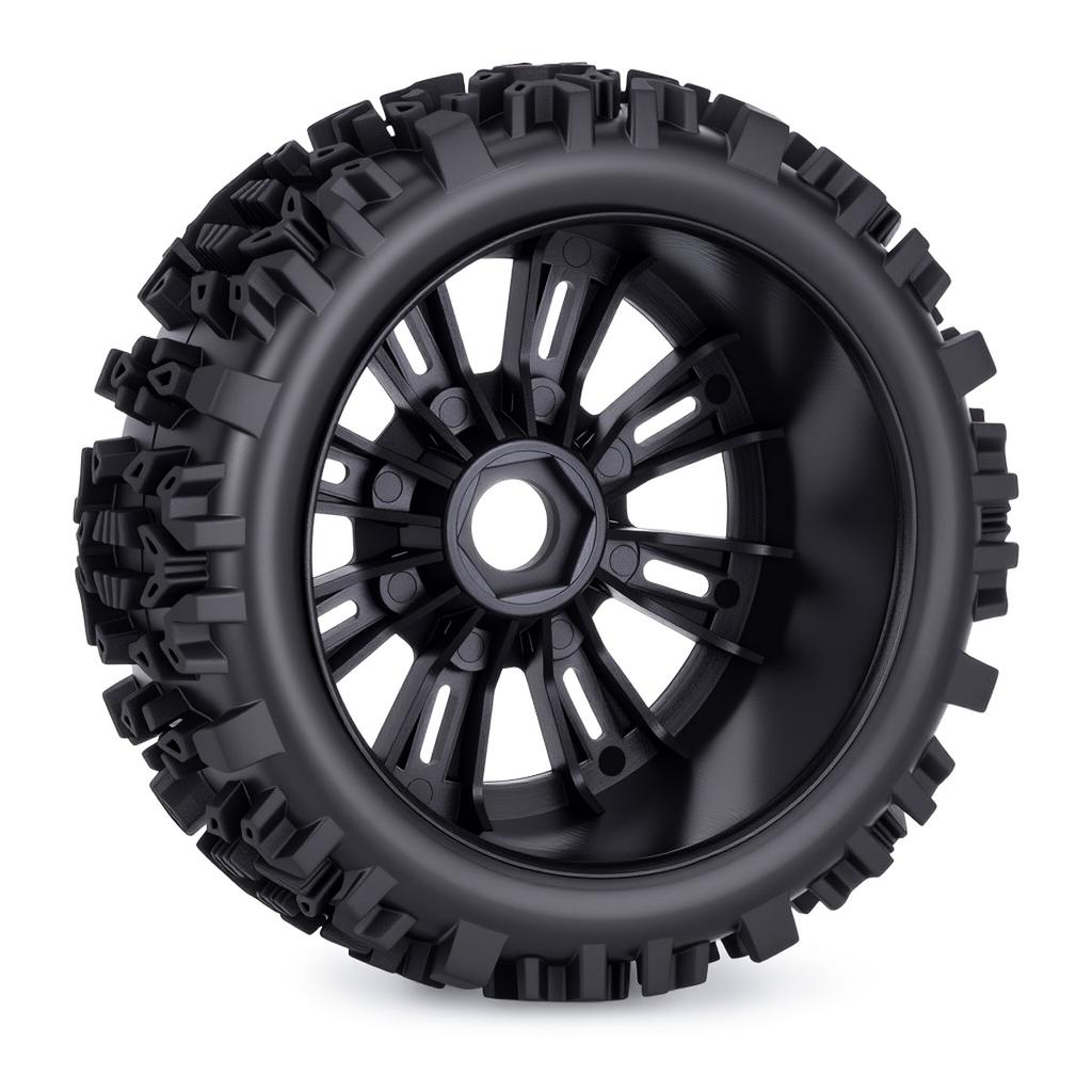 4pcs 121*43mm 1/8 RC Car Off-Road Buggy Tire 17mm Hex for ARRMA Typhon Talion Traxxas Redcat Team Losi Kyosho HPI HSP VRX