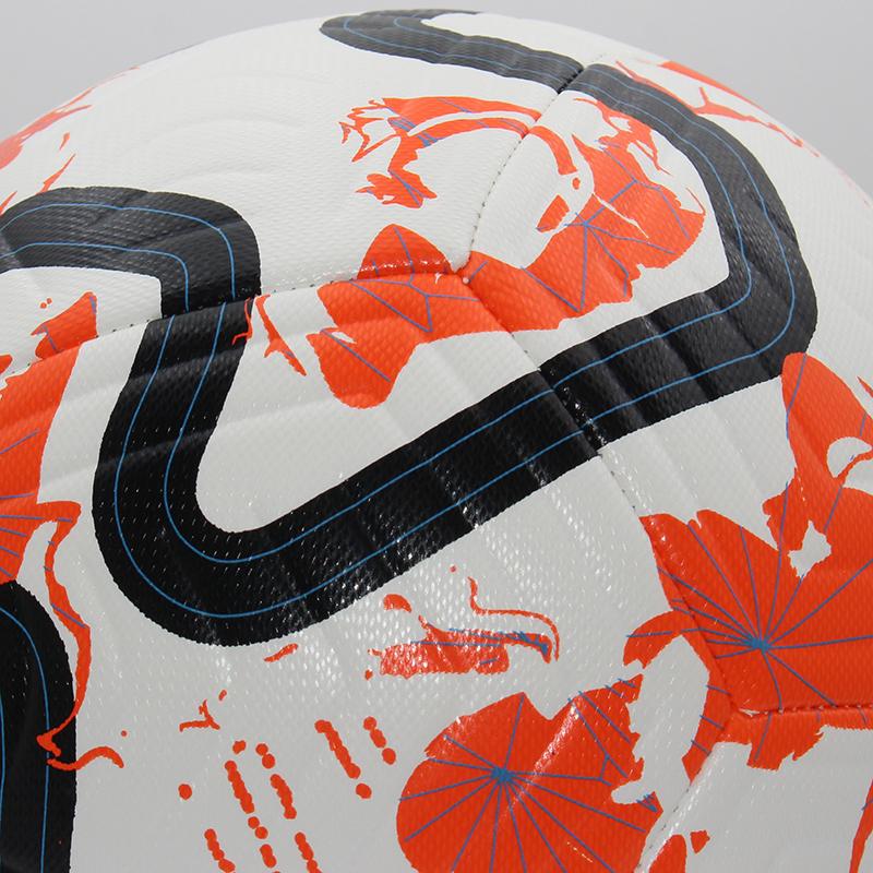 Fotbalové míče Standardní velikost 5 Strojově šitý míč PU materiál Sportovní liga Venkovní zápas Fotbalový tréninkový míč Futbol Voetbal
