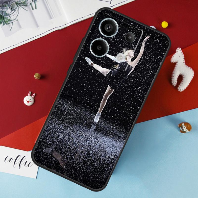 Figure Skating Dance Sport Case For Xiaomi Redmi Note 13 Pro 14 12 11 10 15 Pro Plus Redmi 10C 12C 13C 14C 15C 15 Cover