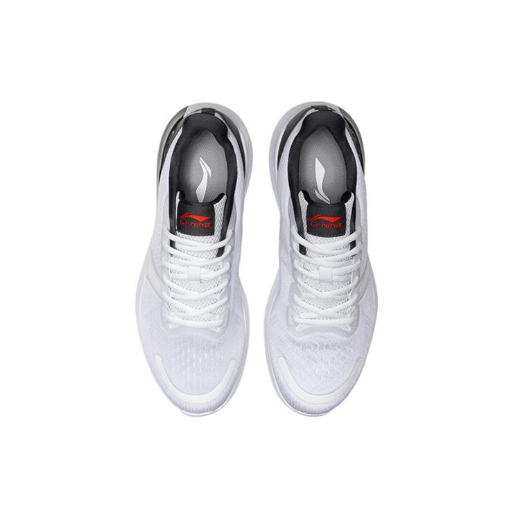 New LiNing Running Collection Cushioning Breathable Low Top Running Shoes Men's Standard White ARHQ111-1