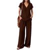 1116 Spot new solid color summer fashion women's clothing set casual two-piece set