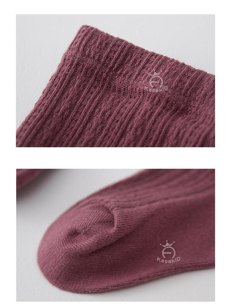 Autumn Cotton Baby Girls' Solid Color Tights and Leggings