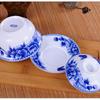 Shangqi Blue and White Porcelain Gaiwan Tea Bowl Set (2-Pack)