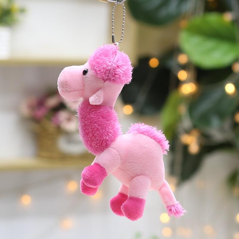 Niedlicher Tier Schlüsselanhänger Anhänger Haarball Kamel Dunhuang Kamel Puppe Xinjiang Gansu Tourismus Souvenir