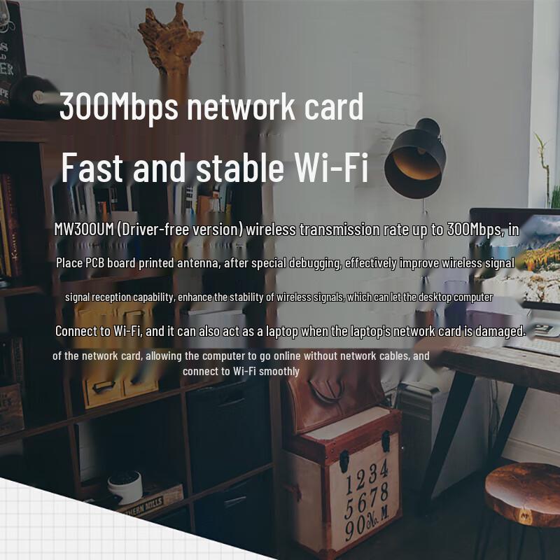 Mercury 300M Wireless USB Wi-Fi Adapter (CN version)