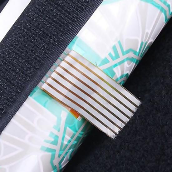 Soundaktiviertes, leuchtendes, blinkendes Rock-Disco-Equalizer-Kurzarm-LED-T-Shirt