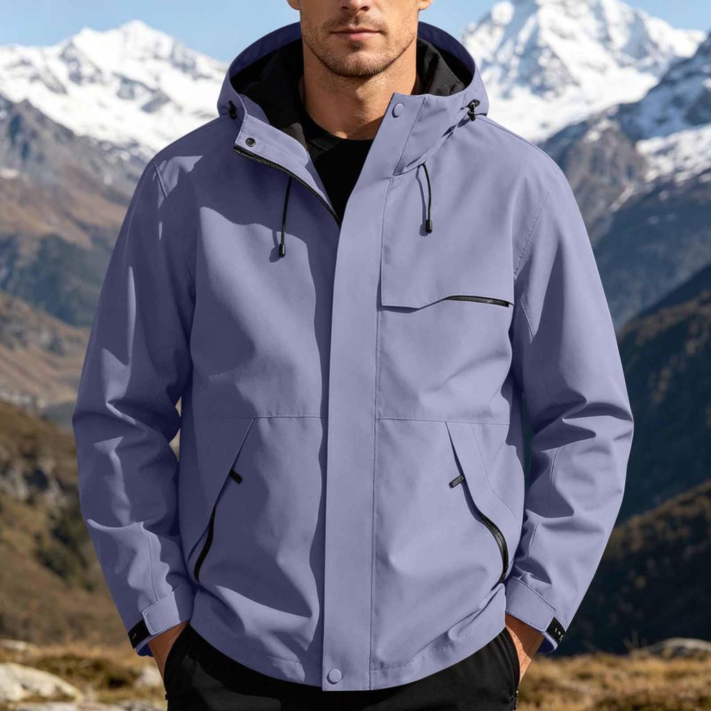 Men's Lightweight Outdoor Jacket Windproof for Spring and Fall Hiking