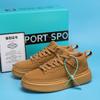 Light luxury Hong Kong style low-top thick-soled cushioning sports shoes Outdoor light and comfortable casual shoes Board shoes