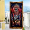 Bayern Munich Fan Gear Personalized Name Beach Towel Super Soft & Absorbent Portable for SwimmingBeachCamping Travel Beach AccessoriesGym