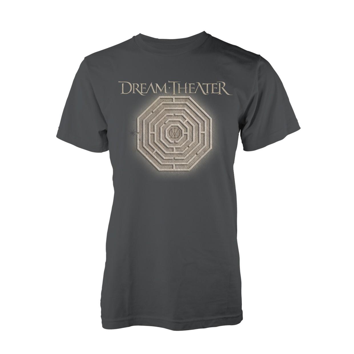 Men s Dream Theater Maze T-shirt Small Grey 3XL