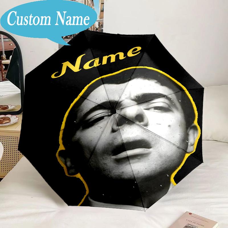 Custom Name Umbrella Bean's Adventure Umbrella 8-Frame for Travel, Camping, Casual Lightweight Portable, Essential for Family Gifts